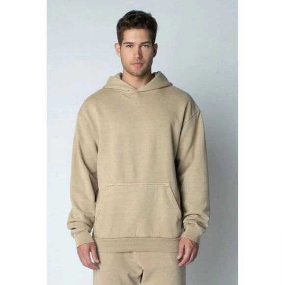 Heavyweight cotton fleece hoodie Clearance